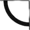 Ekena Millwork Bulwark Steel Bracket, Powder Coated Black 2"W x 18"D x 18"H BKTM02X18X18BUPBL - alternate 3